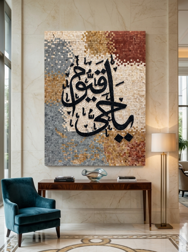 Ya Hayyu Ya Qayyum – The Everliving in drawing room